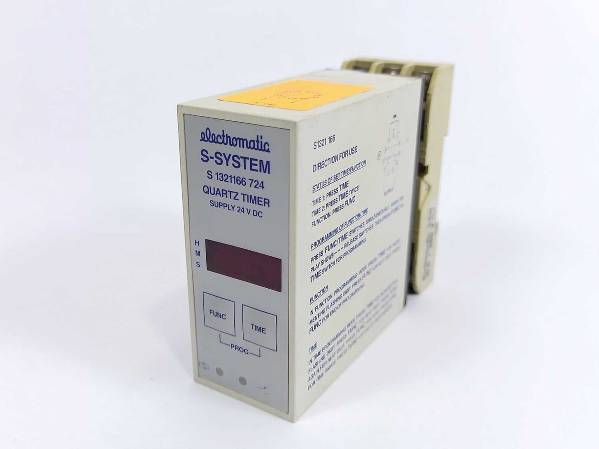 Electromatic S1321166724 S-SYSTEM QUARTZ TIMER SUPPLY 24 V DC