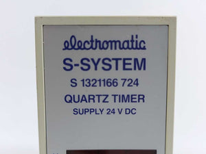Electromatic S1321166724 S-SYSTEM QUARTZ TIMER SUPPLY 24 V DC