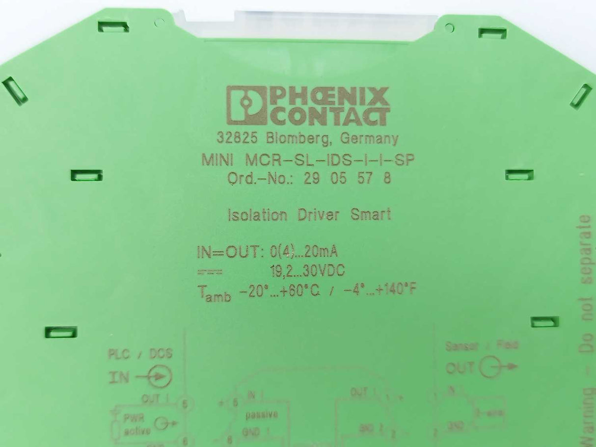 Phoenix Contact 2905578 MINI MCR-SL-IDS-I-I-SP Output Signal Conditioner