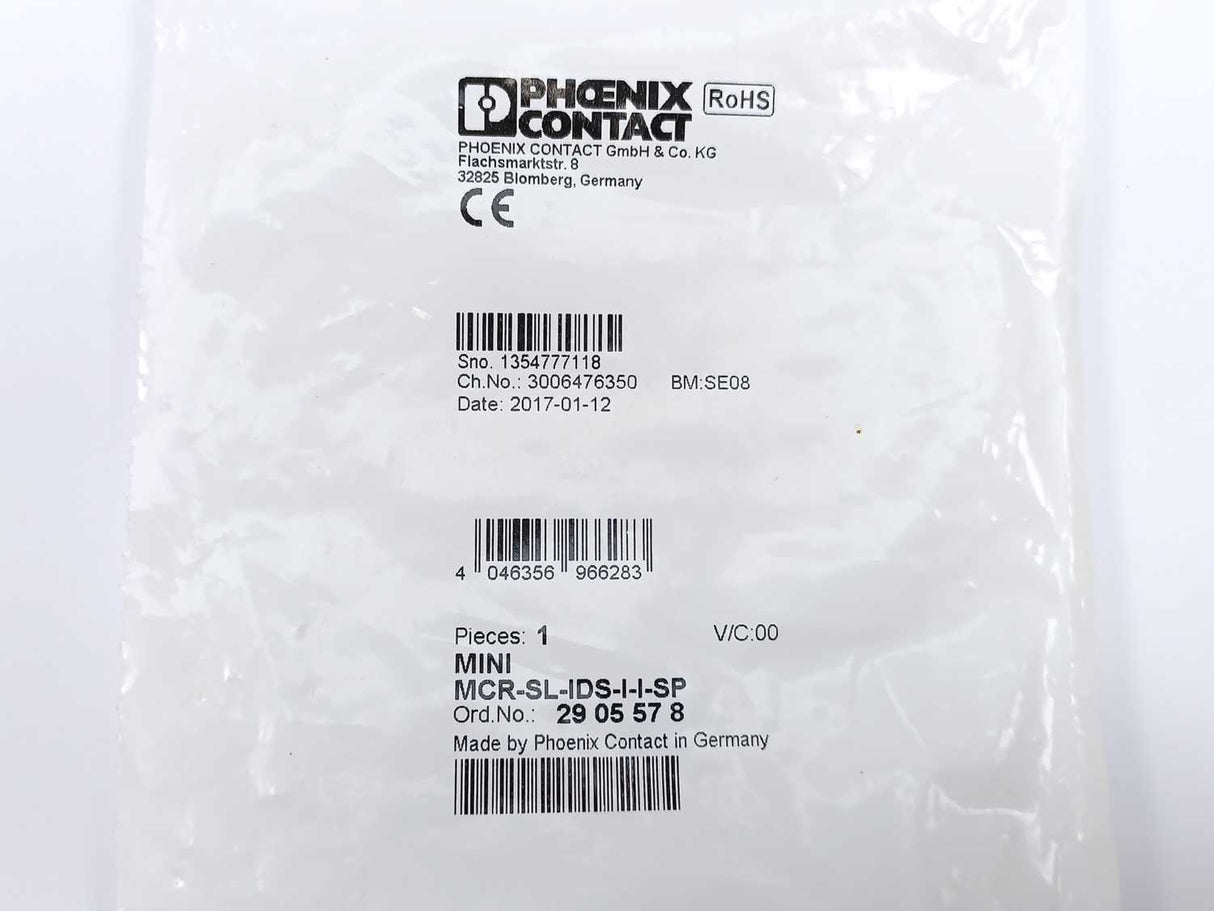 Phoenix Contact 2905578 MINI MCR-SL-IDS-I-I-SP Output Signal Conditioner