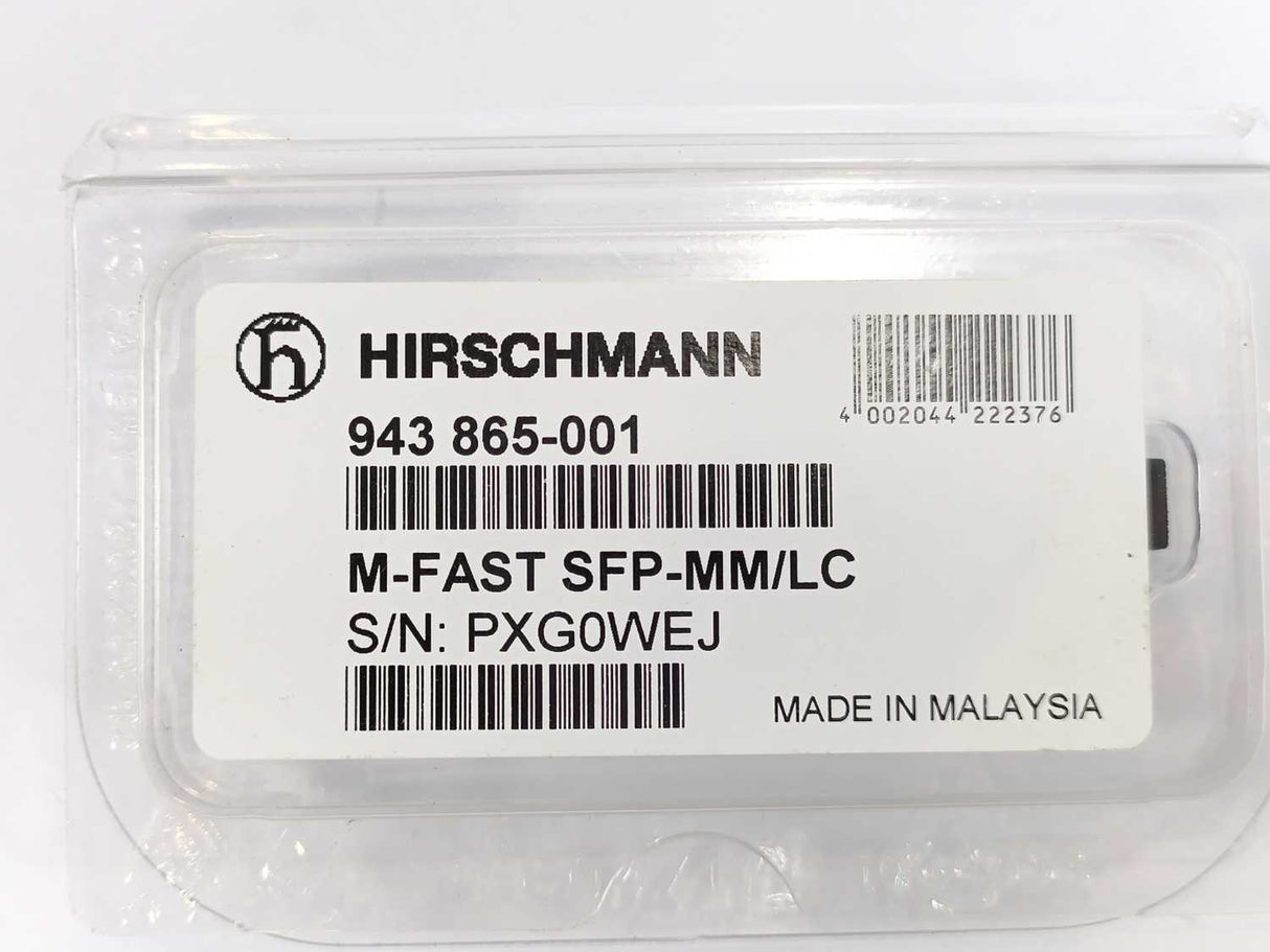 Hirschmann 943865-001 M-FAST SFP-MM/LC Ethernet Transceiver