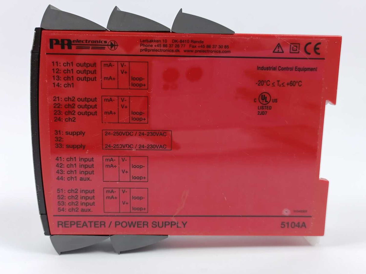 PR Electronics 5104A Repeater / Power Supply 5104AE2B