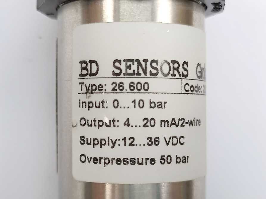 BD Sensors 26.600-D129-1-100-300-000 26.600 OEM Pressure Transmitter