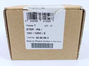 Phoenix Contact 2868583 STEP-PS/ 1AC/12DC/5 Power Supply