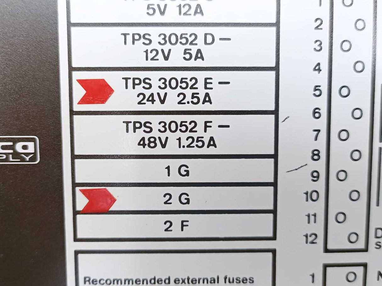 Danica Supply TPS 6052 E Power Supply