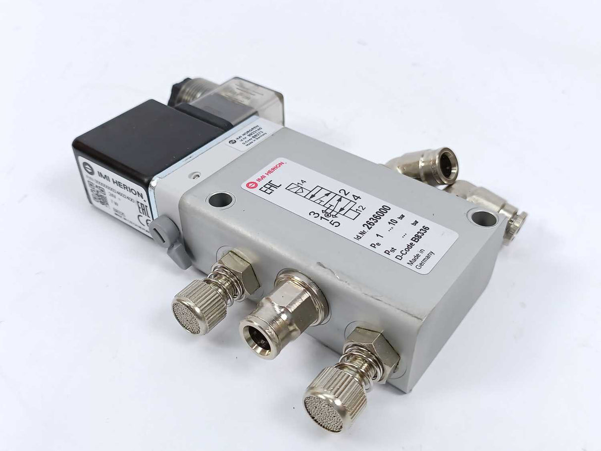 IMI HERION 2636000 B8352 Solenoid Pilot Valve