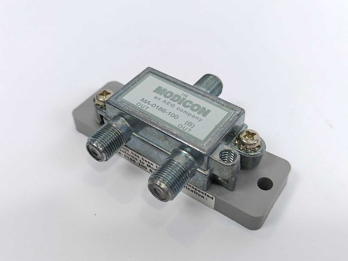 Modicon MA-0186-100 (B) Coaxial Cable Splitter