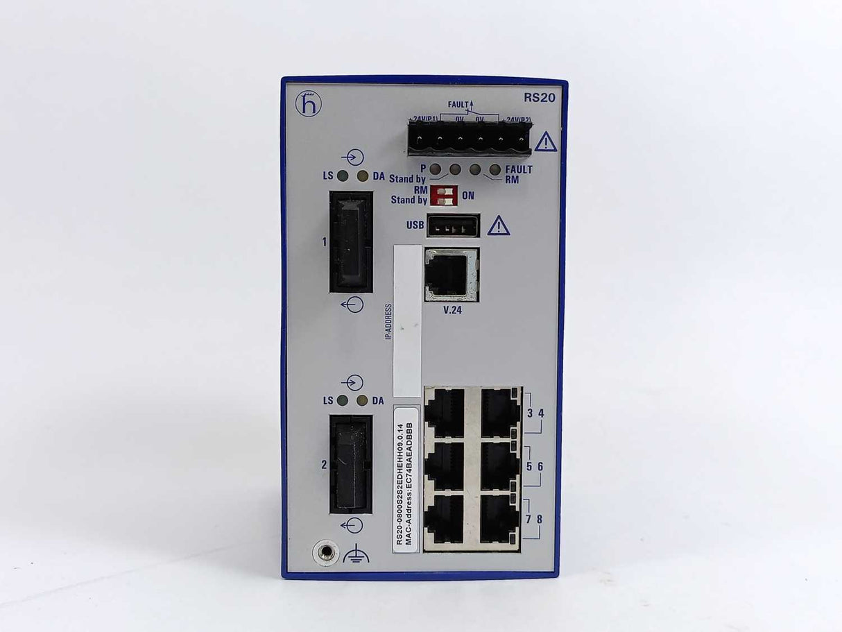 Hirschmann RS20 -0800S2S2EDHEHH09.0.14 Rail Switch