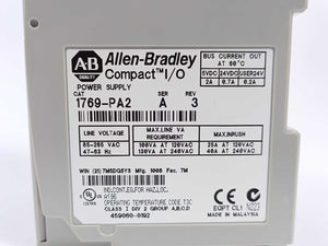 AB 1769-PA2 SER. A - I/O Compact Power Supply 120/240VAC Input