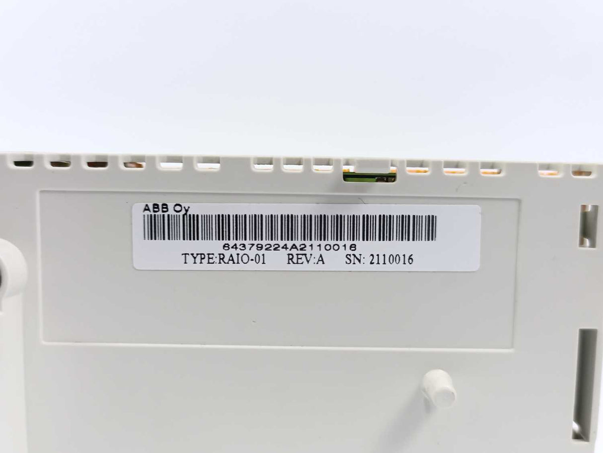 ABB RAIO-01 Analogue I/O Extension Module Rev. A