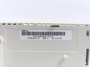 ABB RAIO-01 Analogue I/O Extension Module Rev. A