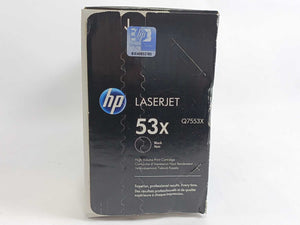 HP Q7553X LaserJet Black High Volume Print Cartridge