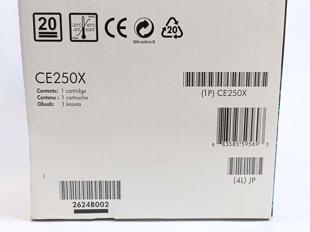 HP CE250X 504x Black Cartridge LaserJet