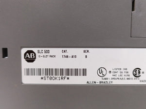 AB 1746-P2 Ser. C SLC Power Supply w/ 1746-A10 Ser. B 10-Slot Rack