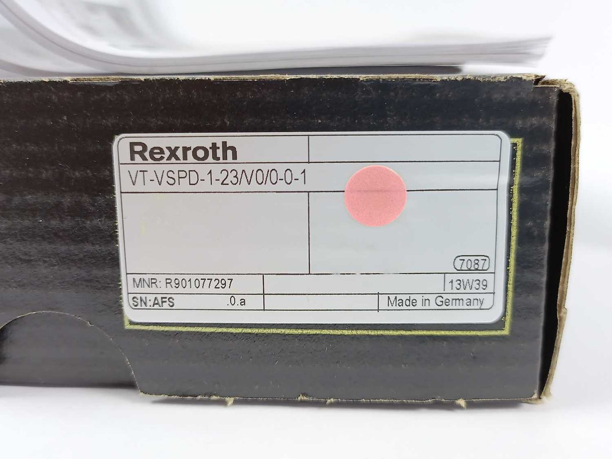 Rexroth VT-VSPD-1-23/V0/0-0-1 Digital Valve Amplifier