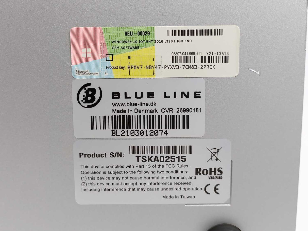 BlueLine FPC-7702 Fanless Industrial PC, Intel Core i7, 3x LAN, 6x COM TSKA02515