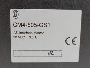 MOELLER CM4-505-GS1 AS-Interface Master 30VDC 0.3A