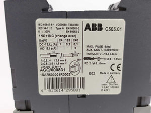 ABB C505.01 Thermistor Motor Protection Tripping Unit