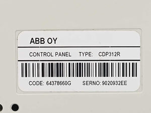 ABB CDP312R Control panel