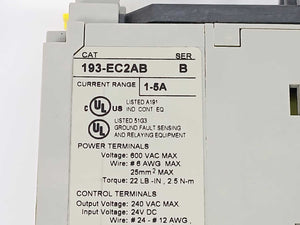 AB 193-EC2AB Ser. B E3 Plus Solid-State Overload Relay 1-5A