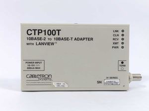 Cabletron Systems CTP100T 10BASE-2 to 10BASE-T Adapter with LANVIEW