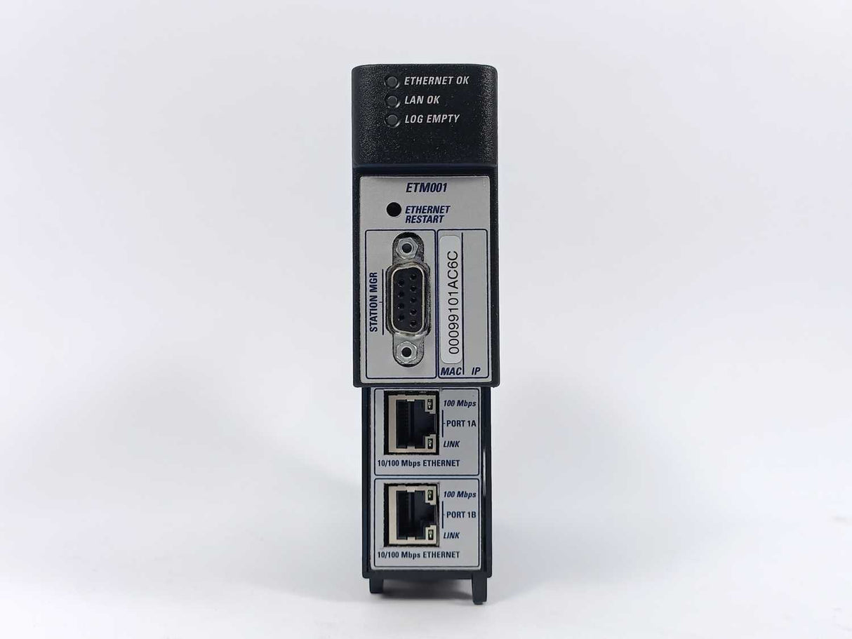 GE Fanuc IC695ETM001-DF RX3i Ethernet Module 10/100MBITS, w/ Switch
