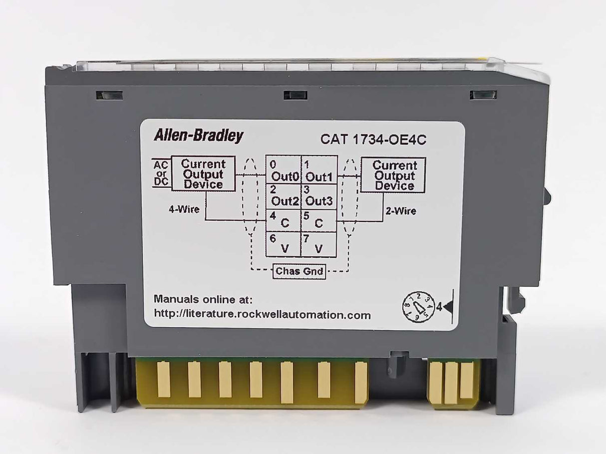 AB 1734-OE4C Ser.C 4 Point Analog Output Module FW 3.004