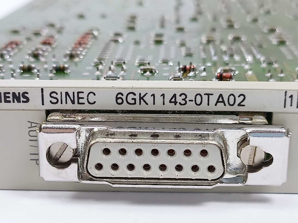 Siemens 6GK1143-0TA02 SINEC Communication Processor CP 1430 TF
