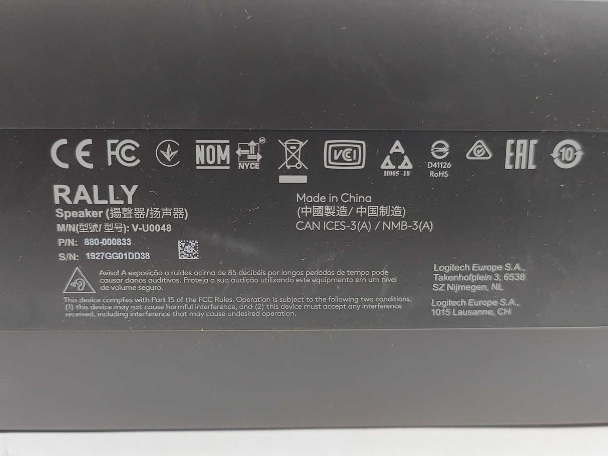 Logitech  960-001242 Logitech Rally Plus Video Conferencing System