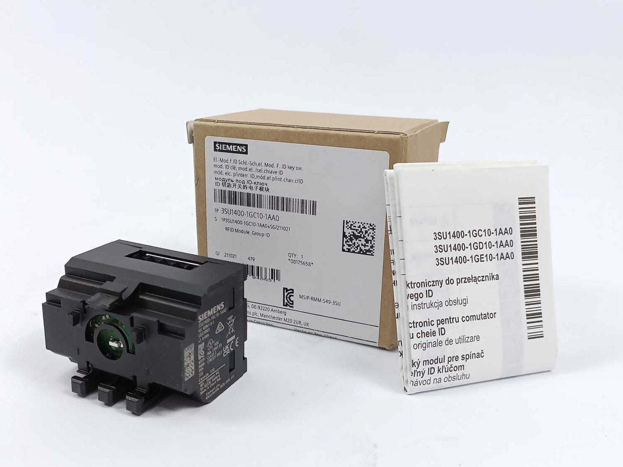 Siemens 3SU1400-1GC10-1AA0 ID Key-operated Switch Electronic Module