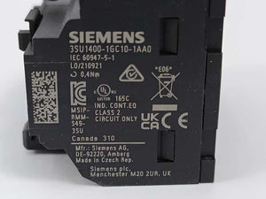 Siemens 3SU1400-1GC10-1AA0 ID Key-operated Switch Electronic Module