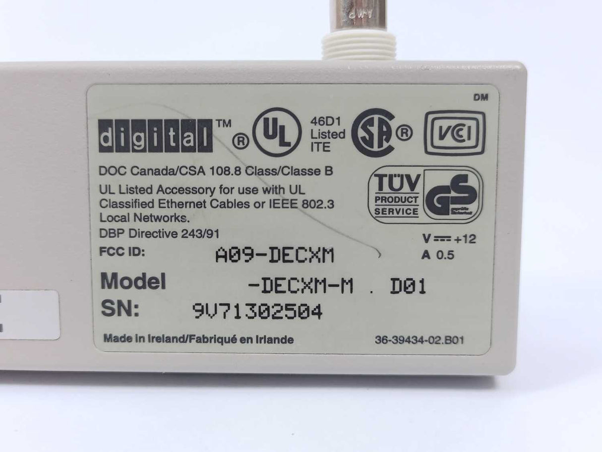 Digital A09-DECXM-M Ethernet Transceiver