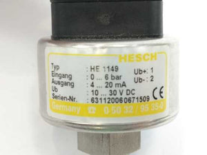 Hesch 63112006 HE1149 Pressure Transmitter