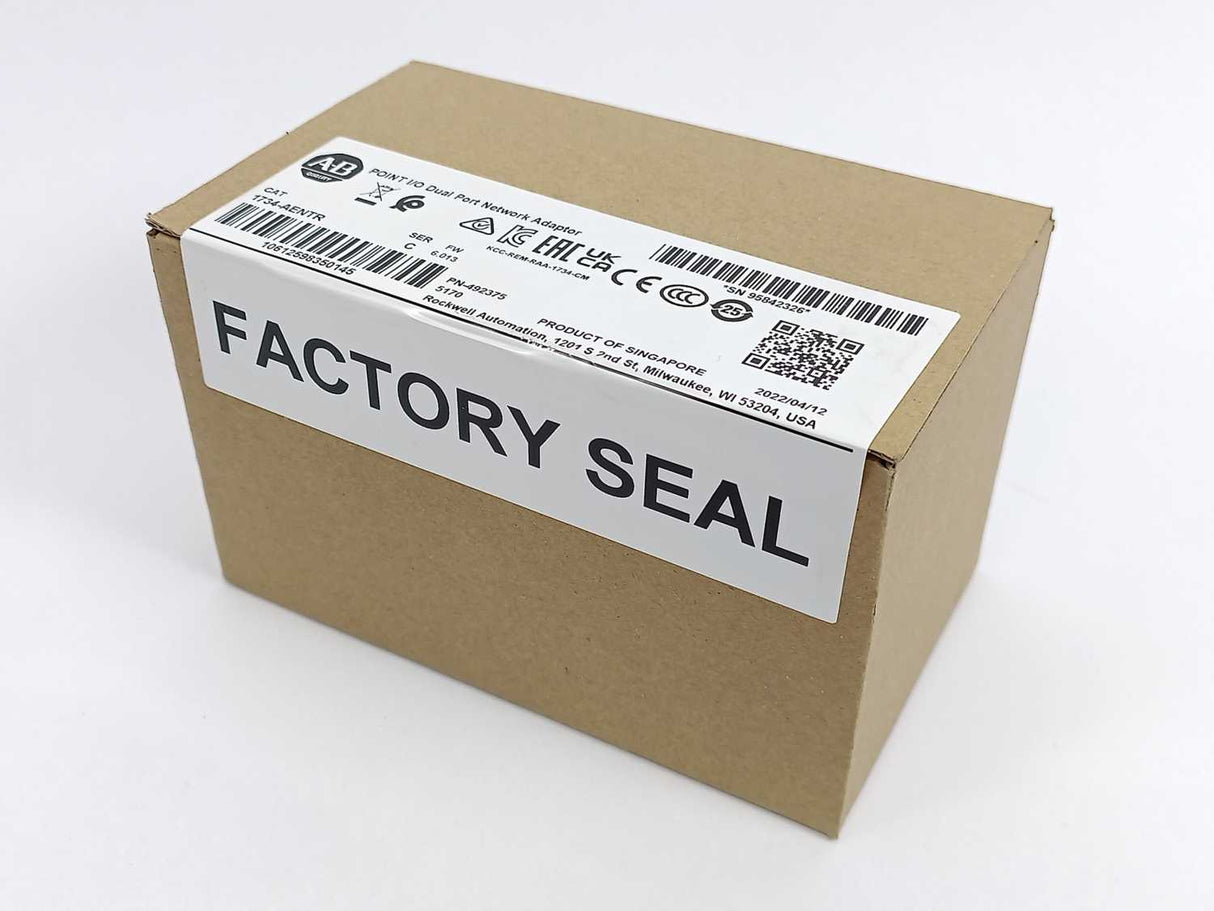 AB 1734-AENTR Ser. C FW. 6.013 POINT I/O Dual Port Network Adaptor