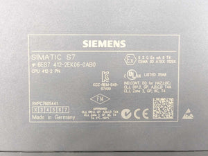 Siemens 6ES7412-2EK06-0AB0 SIMATIC S7 CPU 412-2 PN