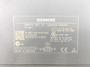 Siemens 6GK7443-1EX20-0XE0 SIMATIC NET CP Industrial Ethernet