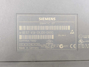 Siemens 6ES7414-3XJ00-0AB0 SIMATIC S7 Central Processing Unit CPU 414-3