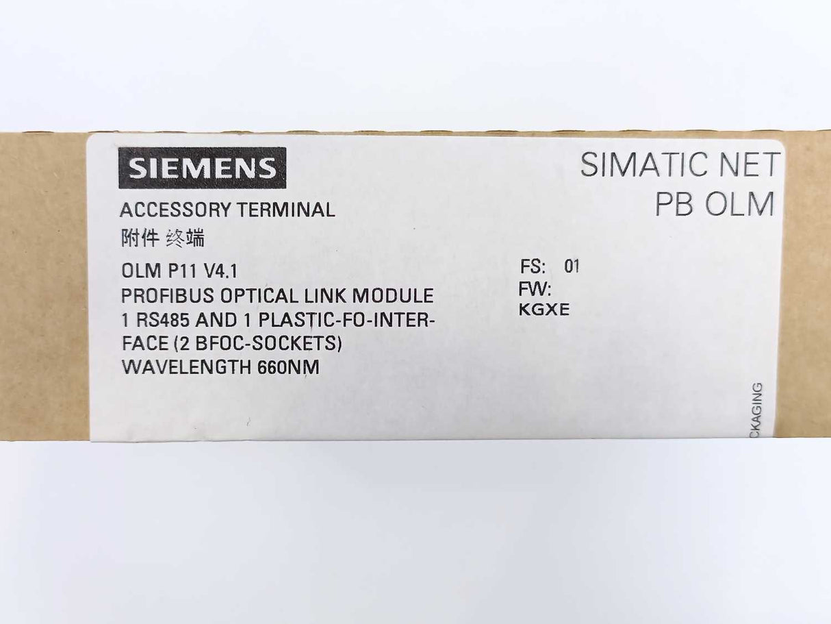 Siemens 1P6GK1503-2CA01 V4.1 PROFIBUS Optical Link Module Accessory Terminal