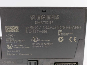 Siemens 6ES7134-4GD00-0AB0 Electronics Module 4 AI I-2 Wire