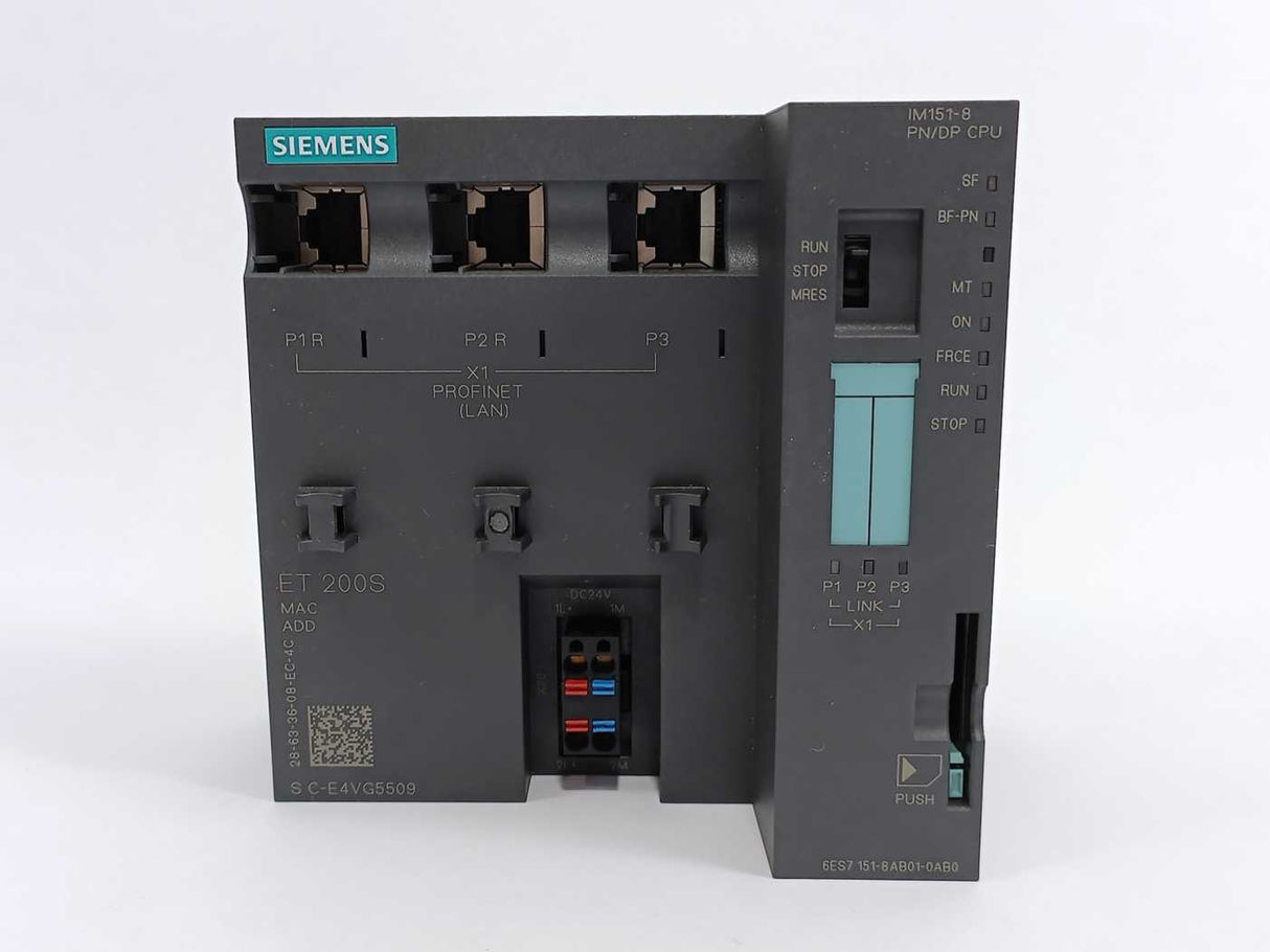 Siemens 6ES7151-8AB01-0AB0 IM151-8 PN/DP CPU