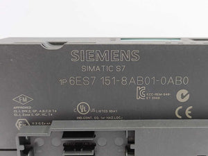 Siemens 6ES7151-8AB01-0AB0 IM151-8 PN/DP CPU