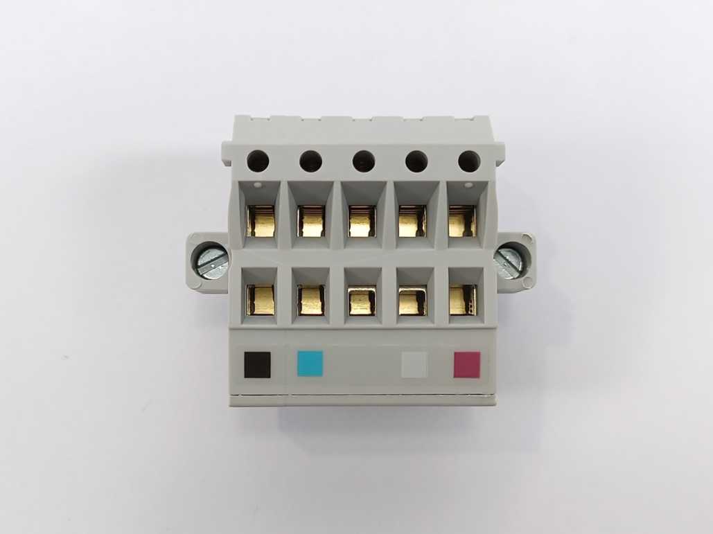 AB 1787PLUG10R DNET 10 Plug With Lock Batch 10pcs.