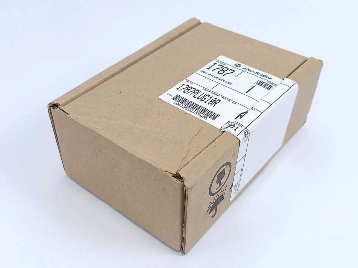 AB 1787PLUG10R DNET 10 Plug With Lock Batch 10pcs.
