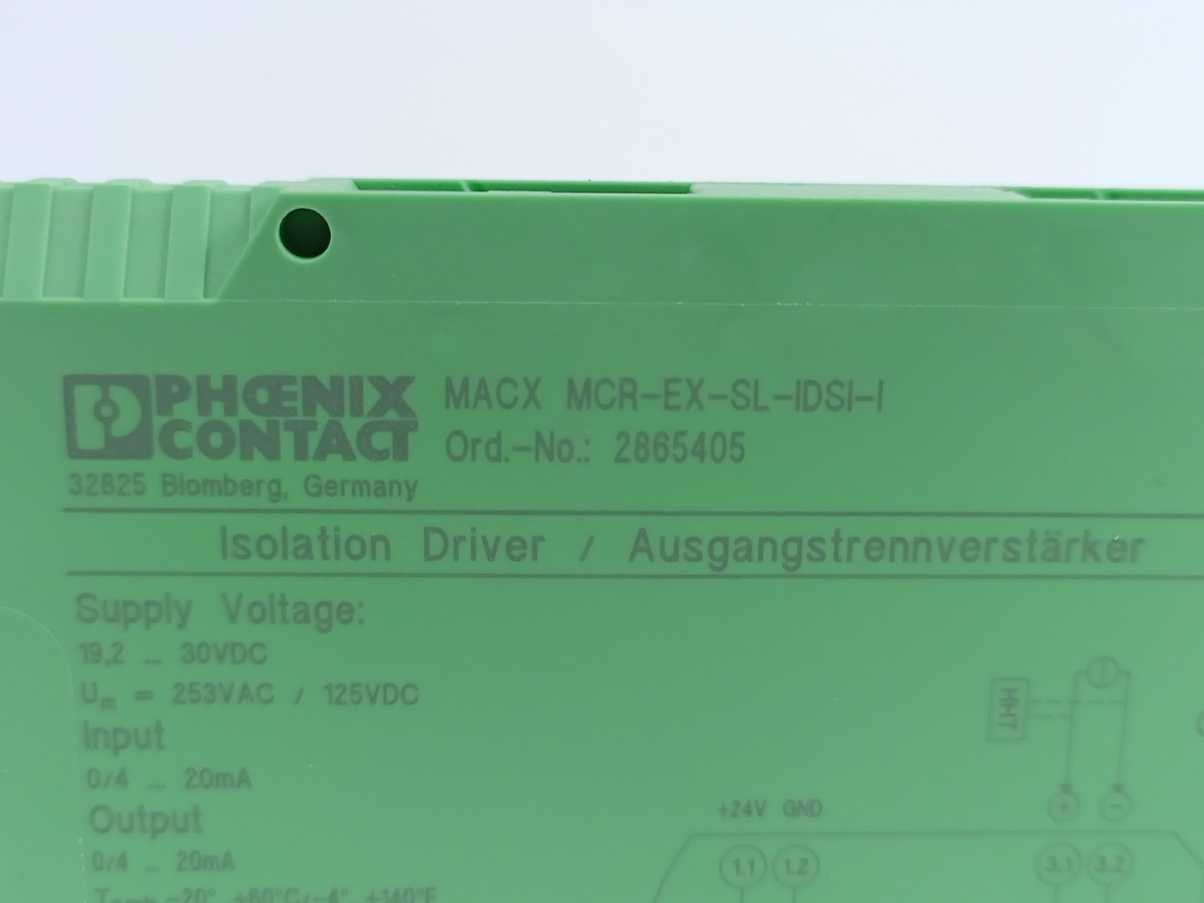 Phoenix Contact 2865405 MACX MCR-EX-SL-IDSI-I Output Signal Conditioner