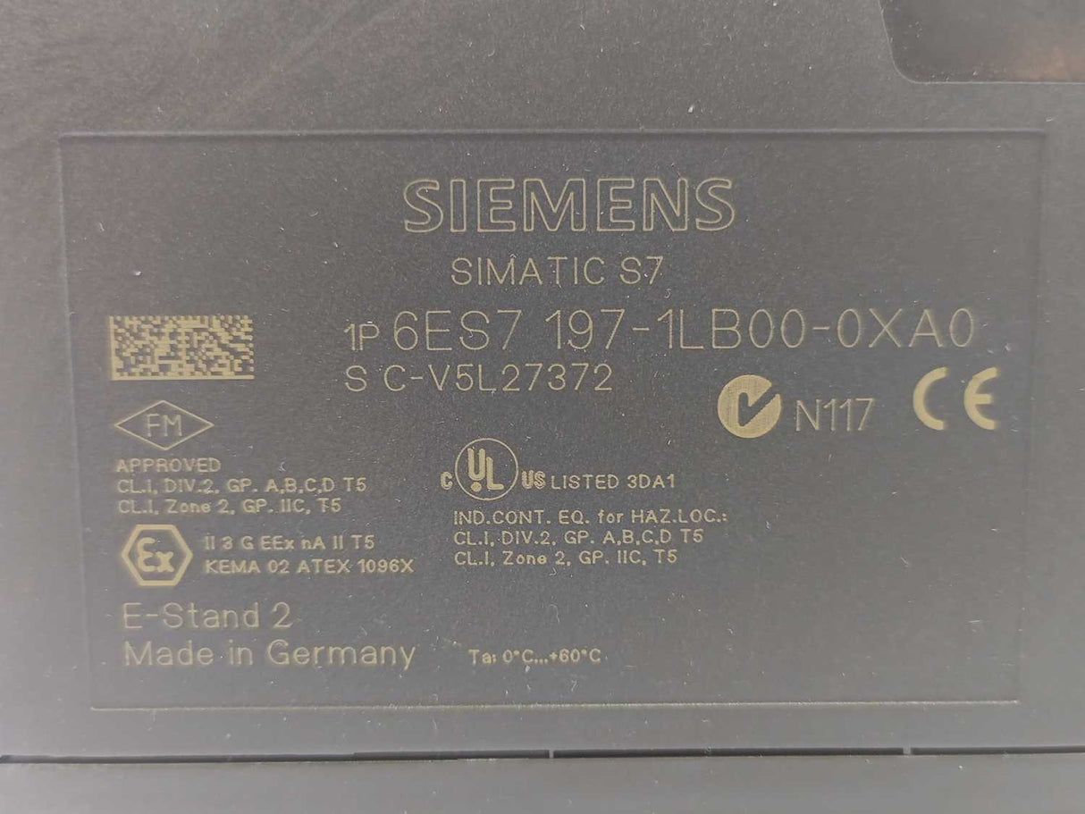 Siemens 6ES7197-1LB00-0XA0 REDUNDANT SIMATIC S7