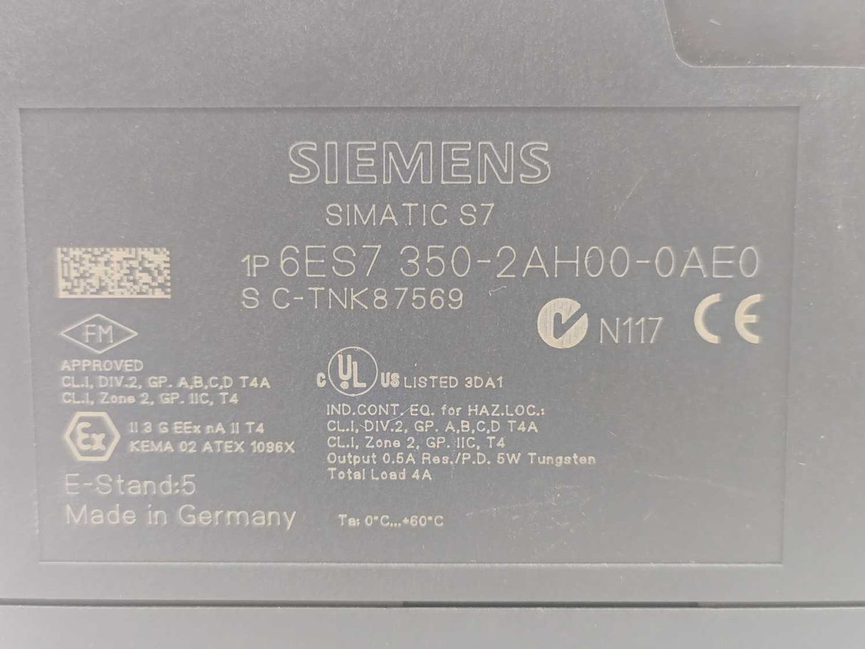 Siemens 6ES7350-2AH00-0AE0 FM 350-2 Counter Module