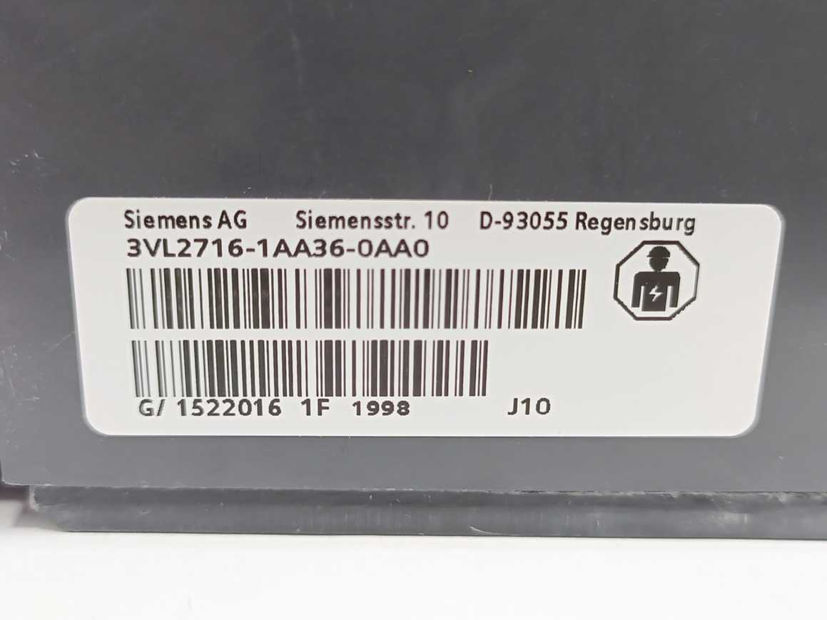 Siemens 3VL2716-1SP36-0AA0 VL160N Circuit Breaker
