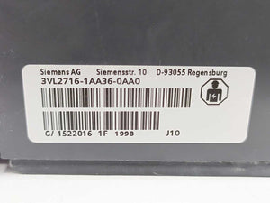 Siemens 3VL2716-1SP36-0AA0 VL160N Circuit Breaker