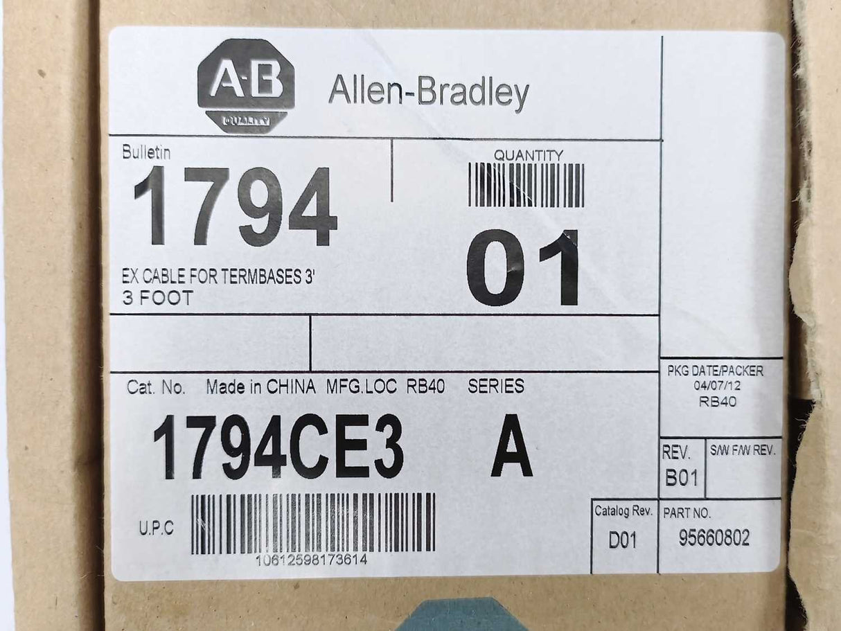AB 1794CE3 PLC Cable