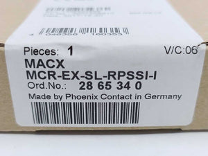 Phoenix Contact 2865340 MACX MCR-EX-SL-RPSSI-I Input Isolationg Amplifier